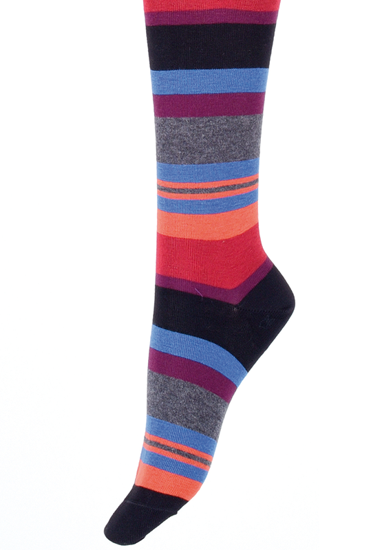 Socke mit Streifen "Mia" 